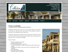 Tablet Screenshot of cobblestonemuscatine.com